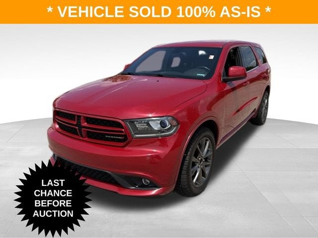 2014 Dodge Durango SXT in Redline 2 Coat Pe — front three-quarter view