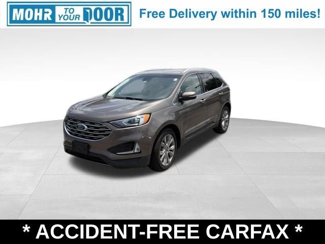 2019 Ford Edge Titanium in Other — front three-quarter view