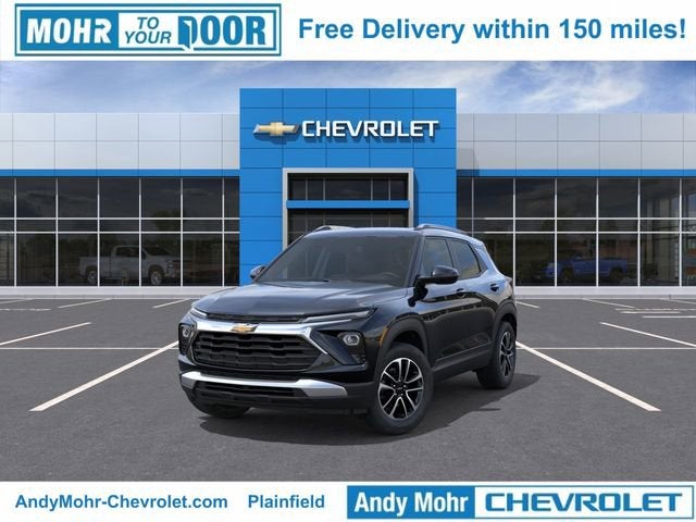 2026 Chevrolet Trailblazer LT in Mosaic Black Metallic — front three-quarter view