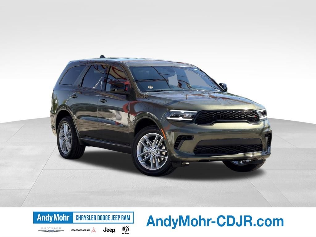 2026 Dodge Durango GT in Green Machine Exterior Paint — front three-quarter view
