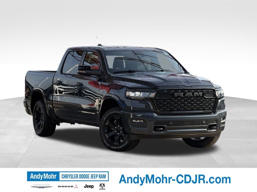 2026 RAM Ram 1500 Big Horn/Lone Star in Forged Blue Metallic Exterior Paint — front three-quarter view