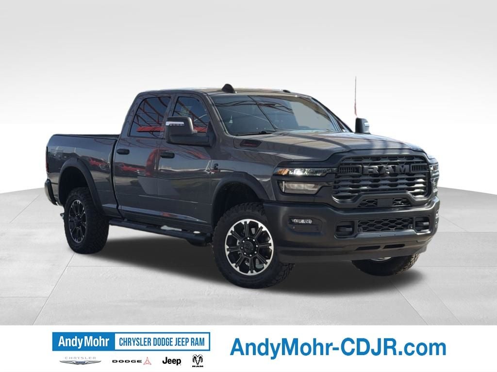 2026 RAM Ram 2500 Tradesman Warlock in Ceramic Gray Clear-Coat Exterior Paint — front three-quarter view