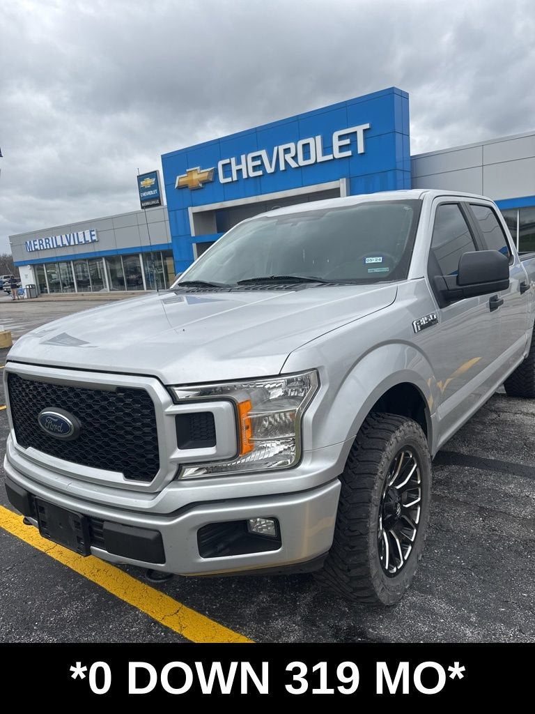 2018 Ford F-150 XL in Ingot Silver — front three-quarter view