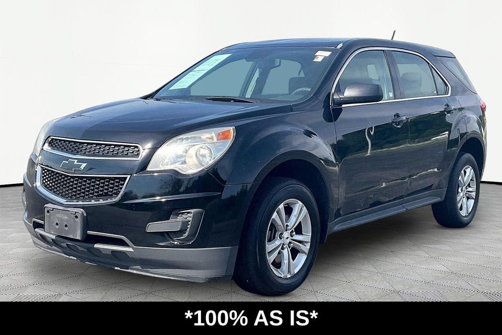 2015 Chevrolet Equinox LS in Black — front three-quarter view