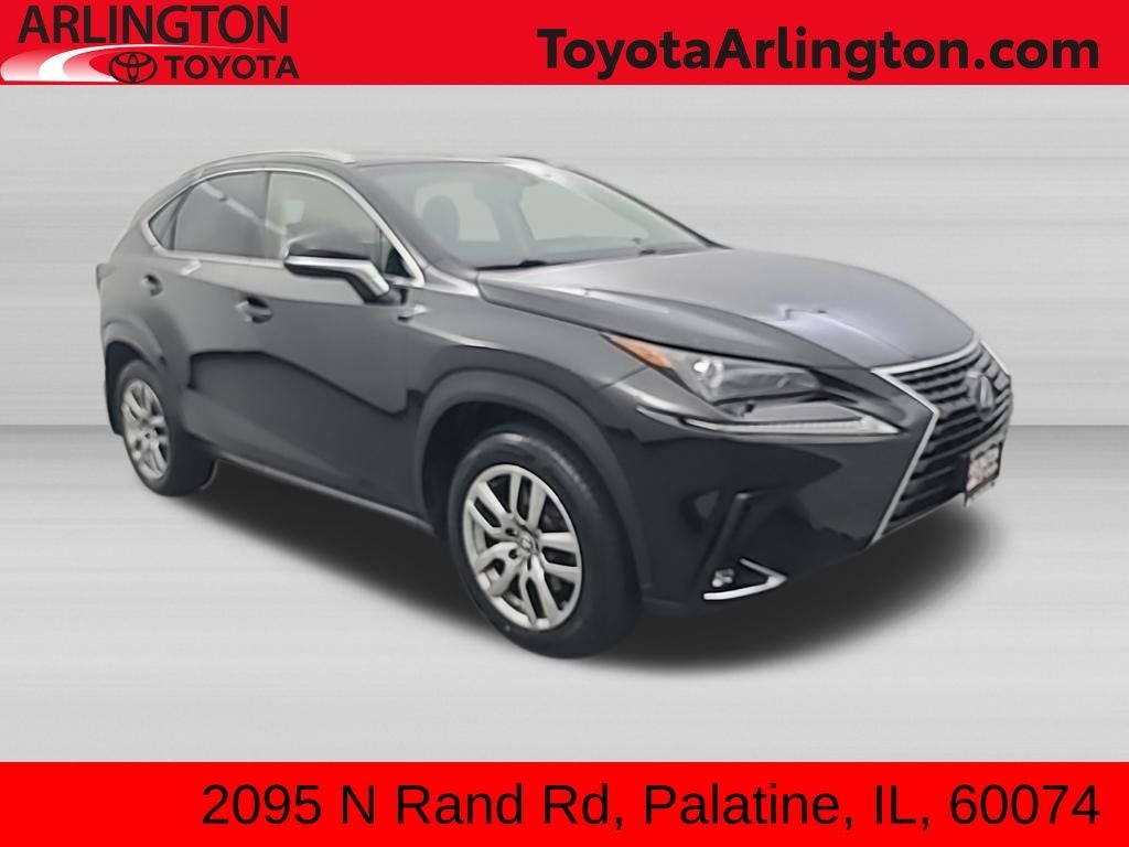 2019 Lexus NX 300 Base in Caviar — front three-quarter view