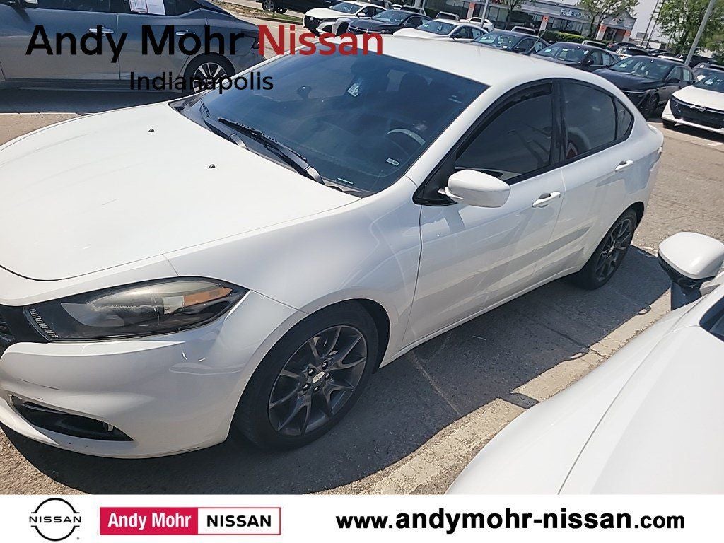 2015 Dodge Dart SXT in Bright White Clearcoat — front three-quarter view