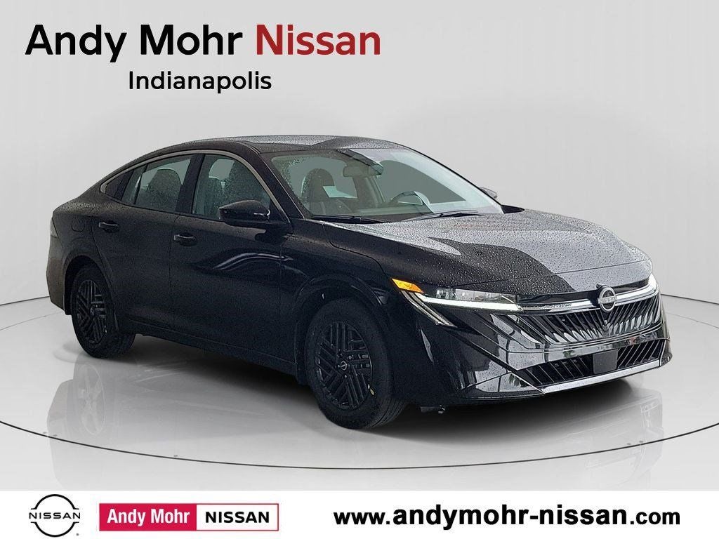 2026 Nissan Sentra SV in Super Black — front three-quarter view