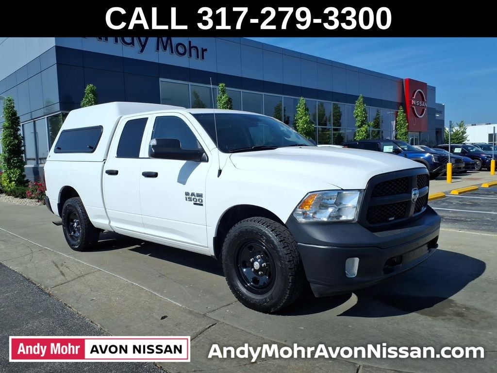 2023 RAM 1500 Classic Tradesman in Bright White Clearcoat — front three-quarter view