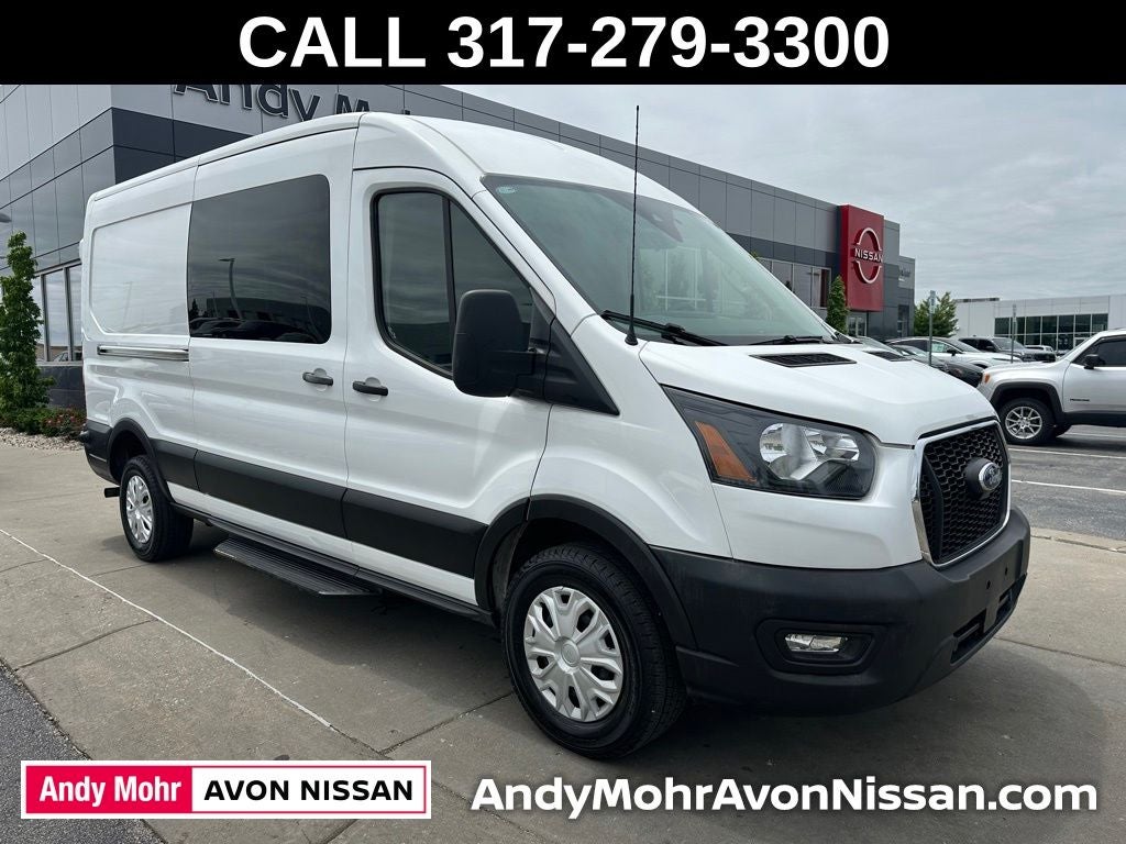 2024 Ford Transit-250 Base in Oxford White — front three-quarter view