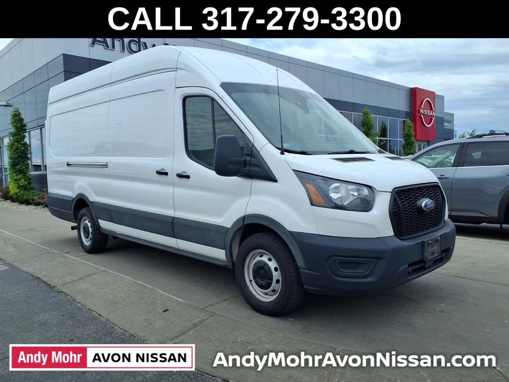 2022 Ford Transit-250 Base in Oxford White — front three-quarter view