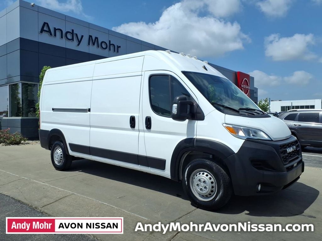 2024 RAM ProMaster 2500 High Roof 159 WB in Bright White Clearcoat — front three-quarter view