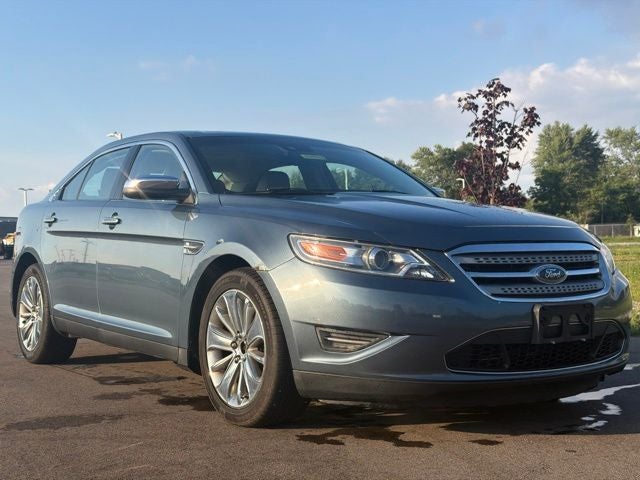 2010 Ford Taurus Limited in Blue — front three-quarter view