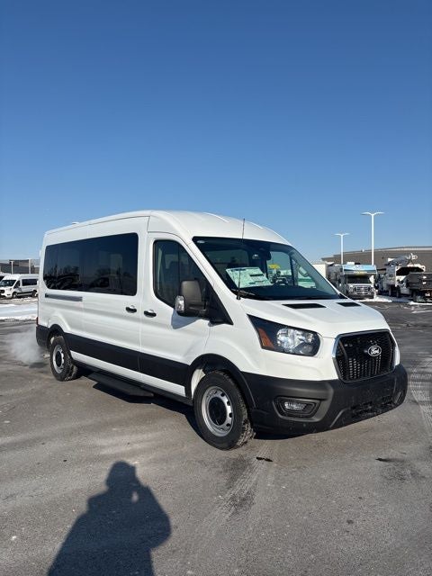 2026 Ford Transit-350 XL in Oxford White — front three-quarter view
