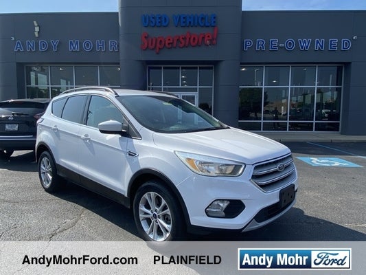 Certified 2018 Ford Escape SE with VIN 1FMCU9GD1JUA43976 for sale in Plainfield, IN