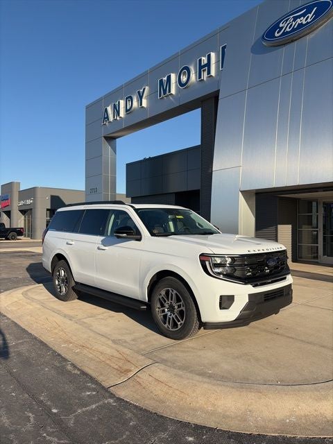 2026 Ford Expedition Active in Oxford White — front three-quarter view