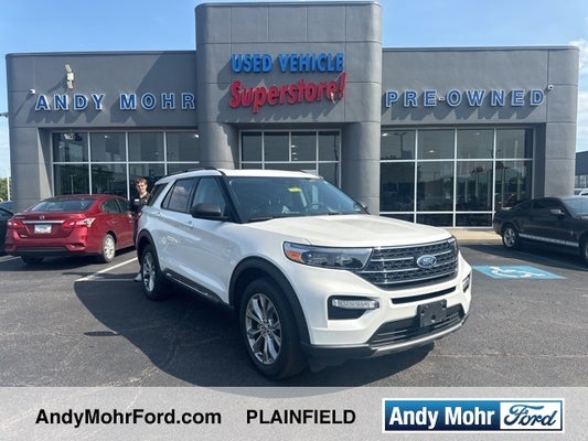 Certified 2021 Ford Explorer XLT with VIN 1FMSK8DH7MGB93662 for sale in Plainfield, IN