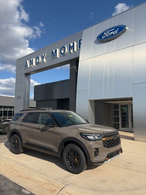2026 Ford Explorer Tremor in Gray — front three-quarter view