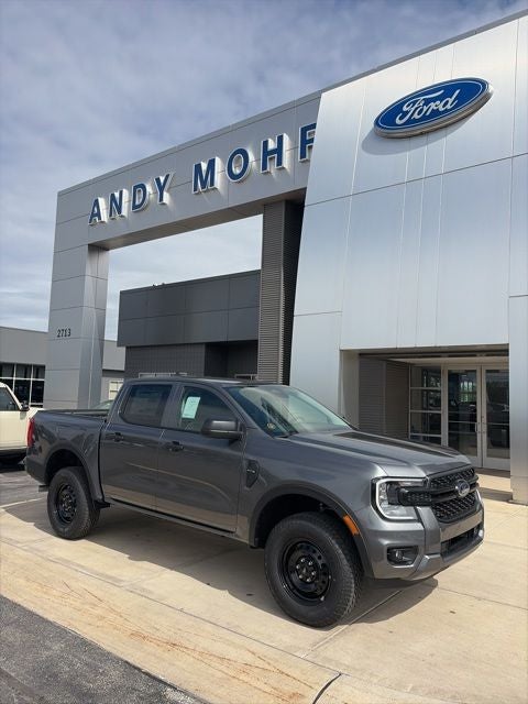 2026 Ford Ranger XL in Gray Metallic — front three-quarter view