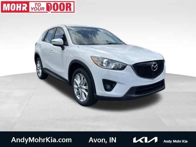 2015 Mazda Mazda CX-5 Grand Touring in Crystal White — front three-quarter view