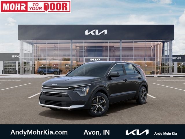 2026 Kia Niro LX in Interstellar Gr — front three-quarter view