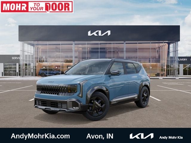 2027 Kia Seltos X-Line in Frost — front three-quarter view