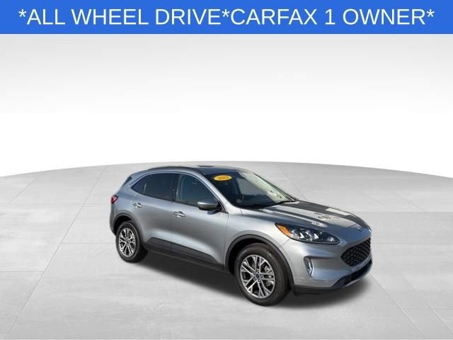 2022 Ford Escape SEL in Silver — front three-quarter view
