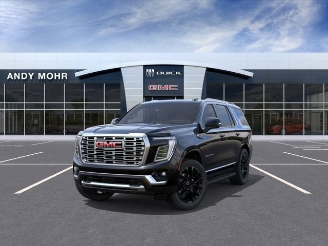 2026 GMC Yukon Denali in Onyx Black — front three-quarter view
