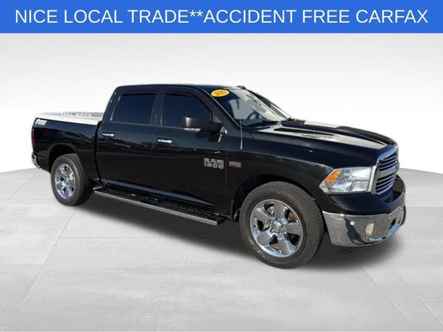 2017 RAM 1500 Big Horn in Brilliant Black C — front three-quarter view