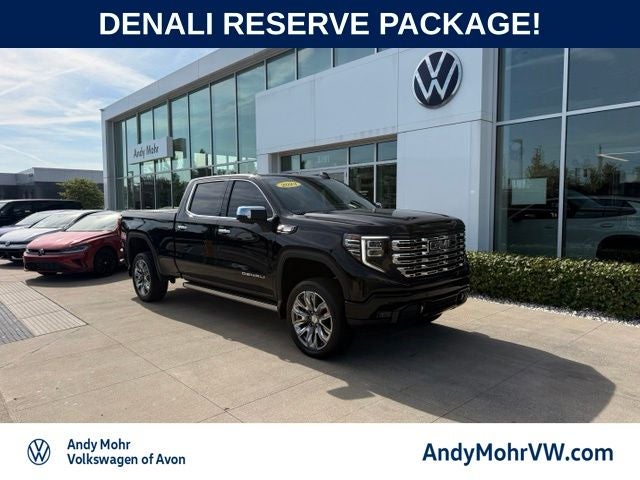 2023 GMC Sierra 1500 Denali in Onyx Black — front three-quarter view
